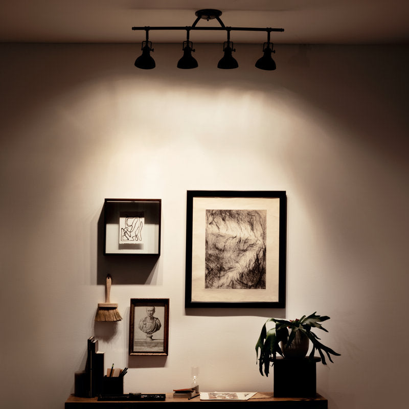 Roupen 4-Light Fixed Track Kit Bronze