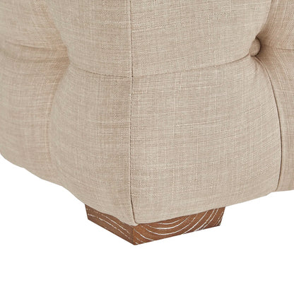 Linen Upholstered Bench