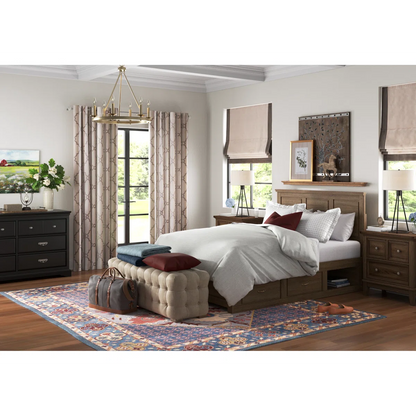 Linen Upholstered Bench