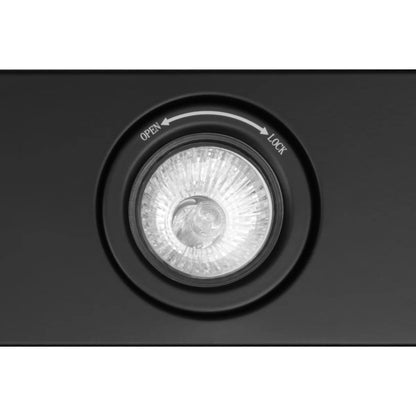 Hauslane Wall Mount Range Hood 30 Inch | Matte Black Wall Chimney | Duct/Ductless Convertible, Strong Suction, Six-layer Aluminum Filters, Changeable LED Lamps, Stove Kitchen Vent Hood