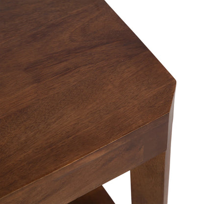 Ardentown Solid Wood Side Table with Storage