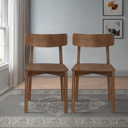 Bresee Solid Wood Side Chair Dining Chair SET OF 2