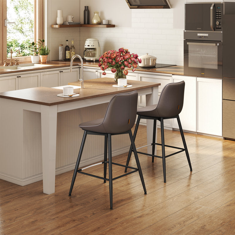 Bar Stools Set of 2 Counter Height Bar Stools ( 28” seat height )