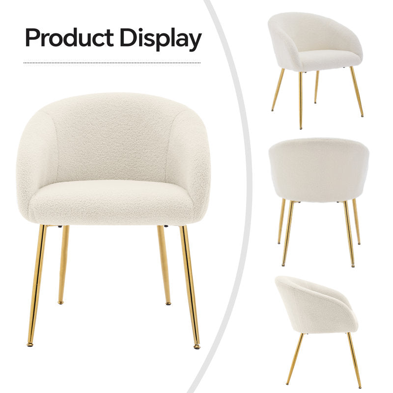 Anatolijus Upholstered Back Armchair Dining Chair ( set of 4 )