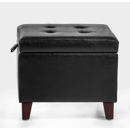 Orella 17.7" Tufted Square Storage Ottoman