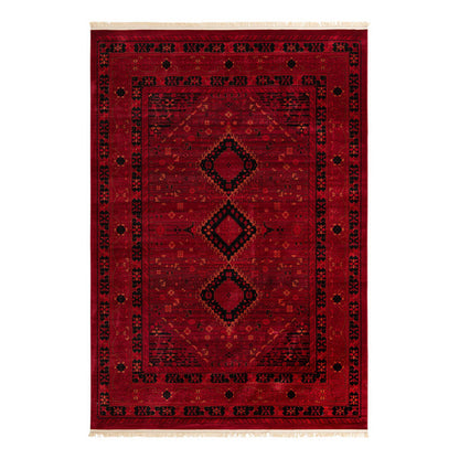 Amro Oriental Red Area Rug 10" x 14"