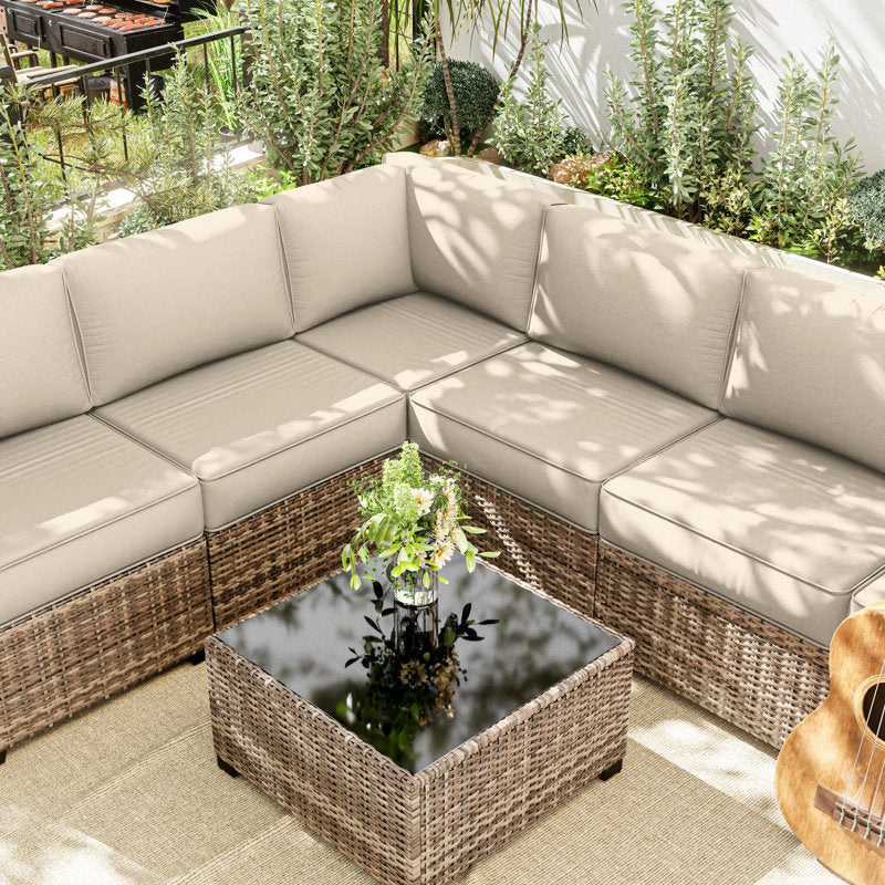 14-Piece Outdoor Seating Group Cushion Cover, Only Covers