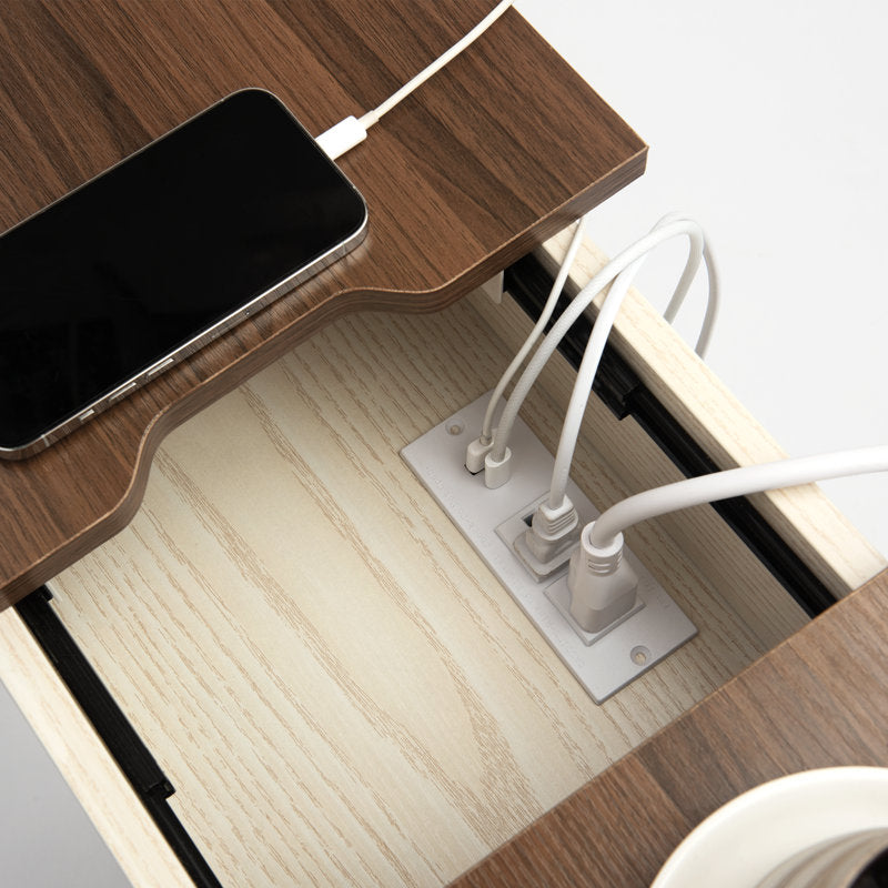 Biyanca End Table with Outlet