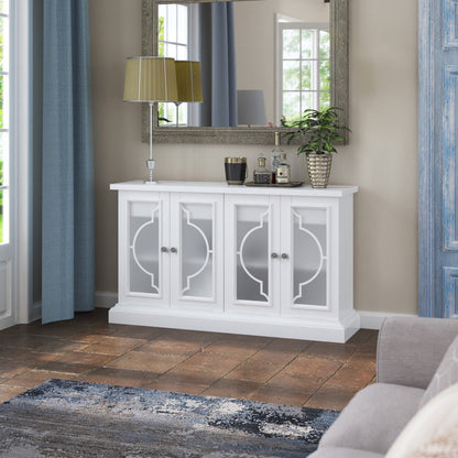 Braydon 56" 2 Drawer Sideboard White Color