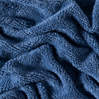 Kids Washable Round Alphabet Rug 4 ft Round Blue