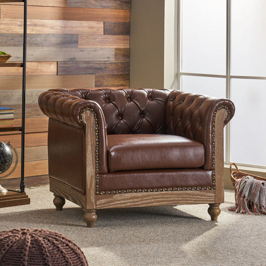 Malibu 39” wide Chesterfield Chair