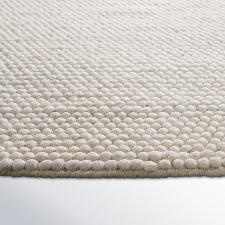 Elle Handmade Ivory Rug  10ft round