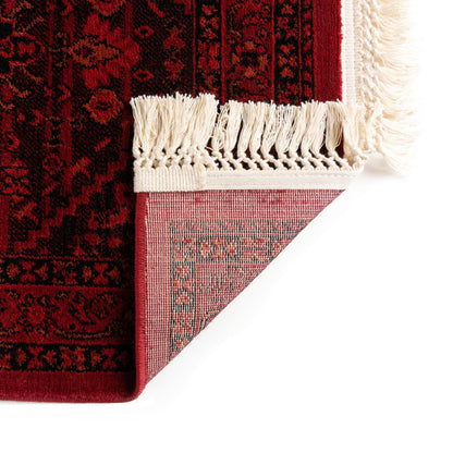 Amro Oriental Red Area Rug 10" x 14"