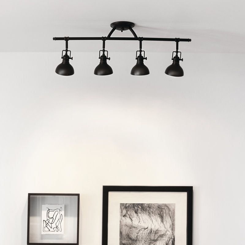 Roupen 4-Light Fixed Track Kit Bronze