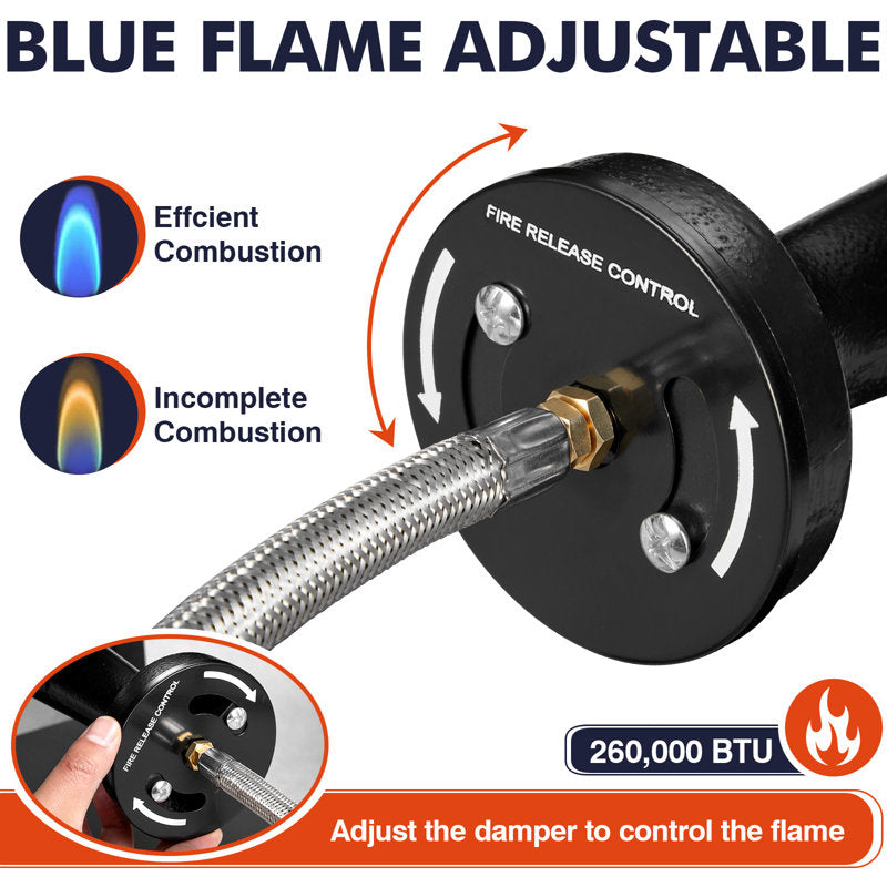 Heavy-duty Propane Heater Outdoor Cooker 275000 BTU