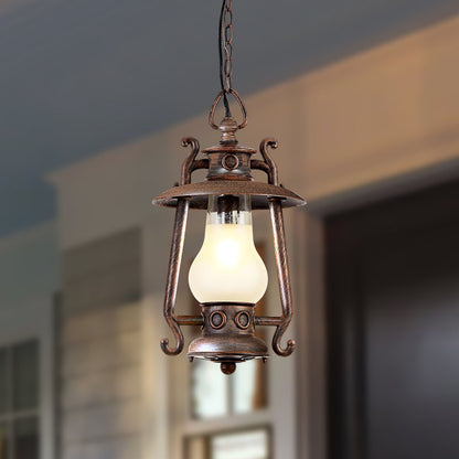 Rosalie Black 1 - Bulb 20.5 H Outdoor Adjustable Hanging Lantern