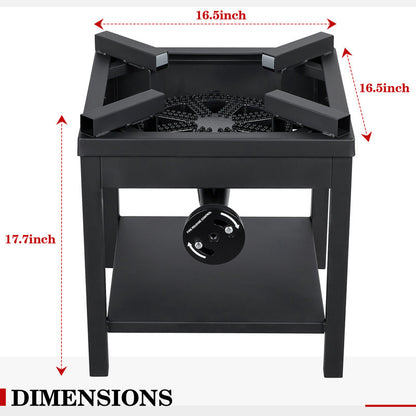 Heavy-duty Propane Heater Outdoor Cooker 275000 BTU