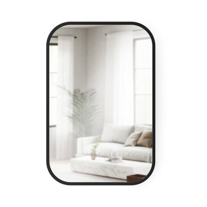 Hub Modern Accent Mirror— Black 24x36