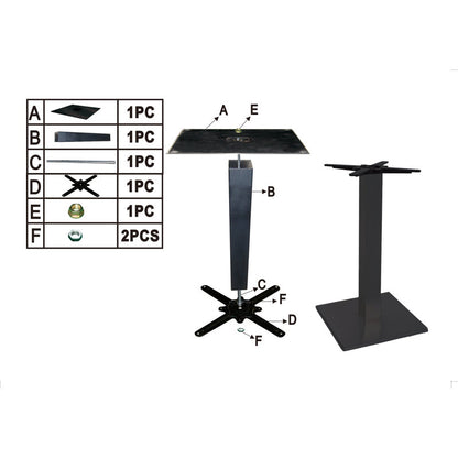 Calvin 28.34" Heavy Pedestal Base/Marble Table/Tiny Space House