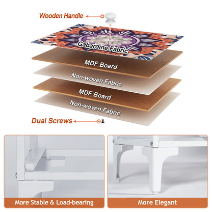 Bedroom Dresser, 9 Drawer Tall Dresser for Bedroom, Storage Chest of Drawers, 39.4'' H X 36.2'' W X 11.7'' D Vintage