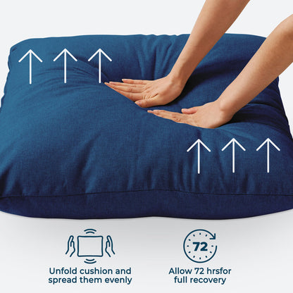 Cliatt Modern Metal Framed Sling Upholstered Accent  for Living Room - Oversized