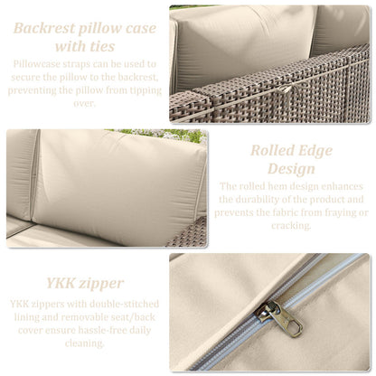 14-Piece Outdoor Seating Group Cushion Cover, Only Covers