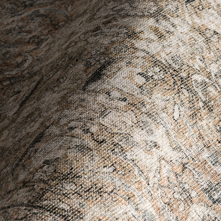 Well Woven Ash Delphine Vintage Persian Oriental Beige Area Rug 7'7" x 9'10"