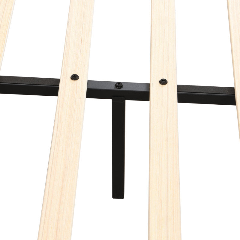 Warrick Upholstered Platform Bed Frame with Wingback Headboard | No Box Spring Needed