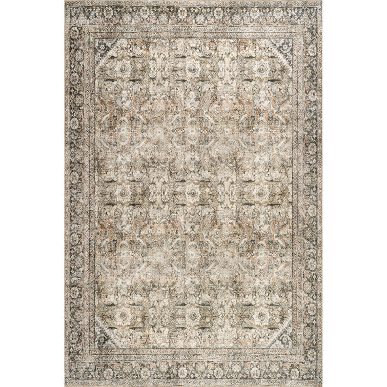 Well Woven Ash Delphine Vintage Persian Oriental Beige Area Rug 7'7" x 9'10"
