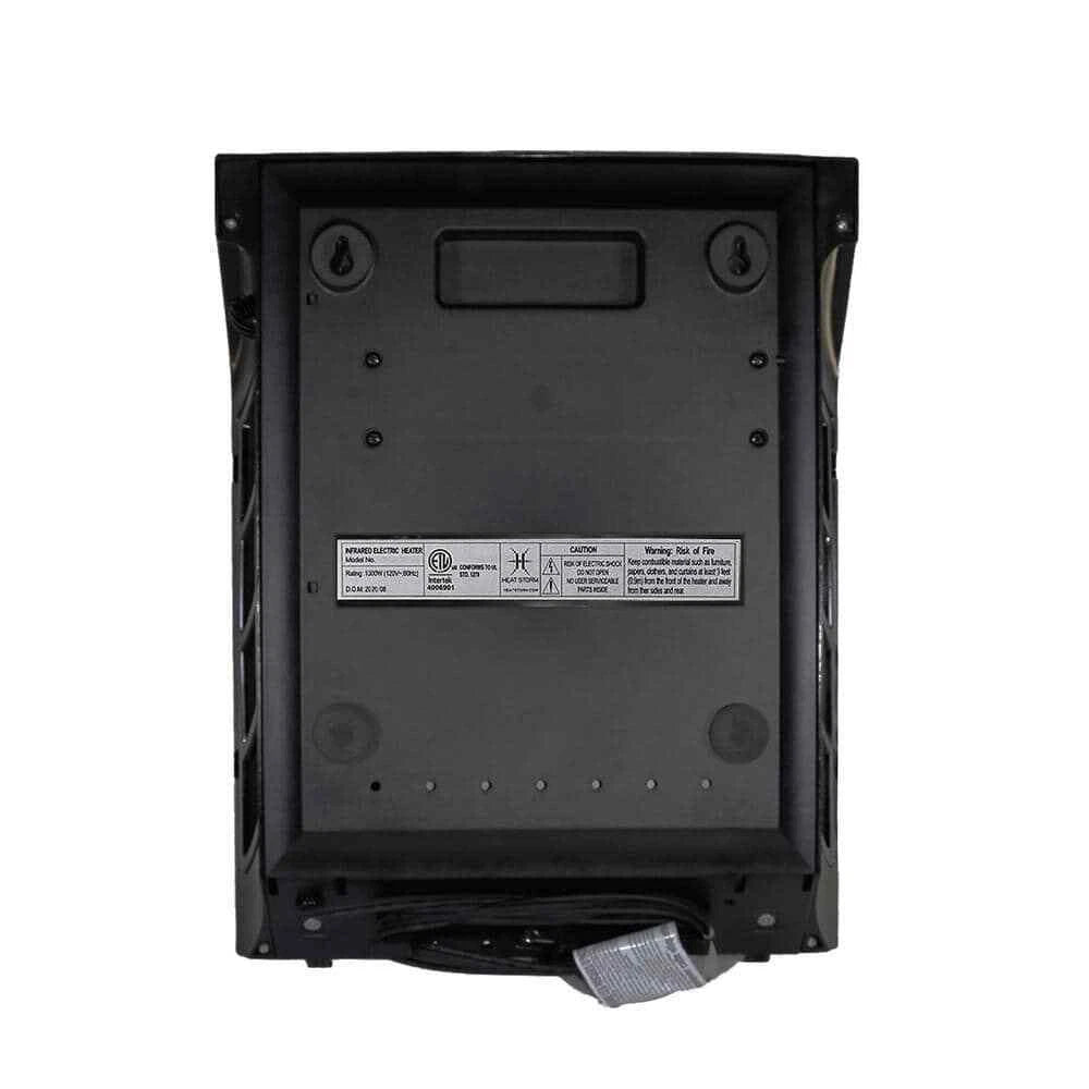 Deluxe 1,000 Watt Electric Infrared Wall Mounted Heater WHITE