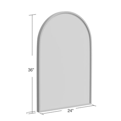 Vercher Metal Arched Bathroom/Vanity Mirror. 1 Mirror