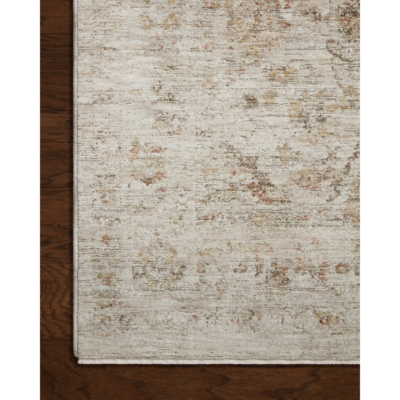 Amber Lewis x Loloi Honora Beige / Spice Area Rug 5’3” x 7’9”