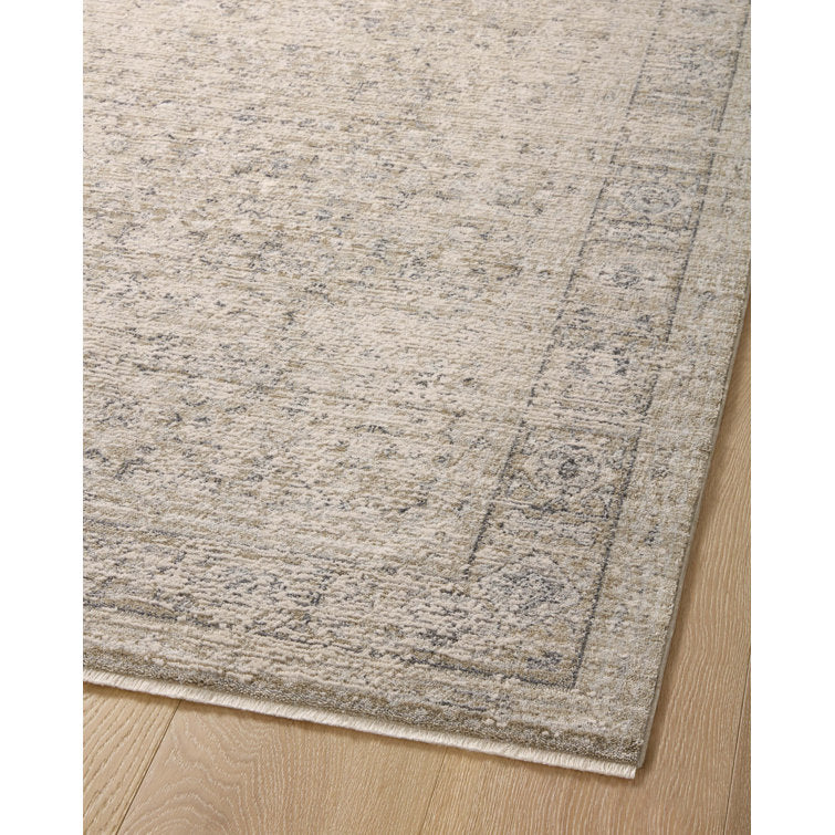 Amber Lewis x Loloi Alie Taupe / Dove Area Rug. 2ft.7" x 7ft 9" Runner
