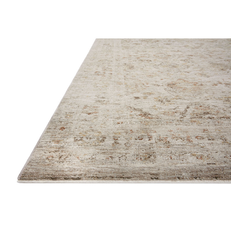 Amber Lewis x Loloi Honora Beige / Spice Area Rug 5’3” x 7’9”