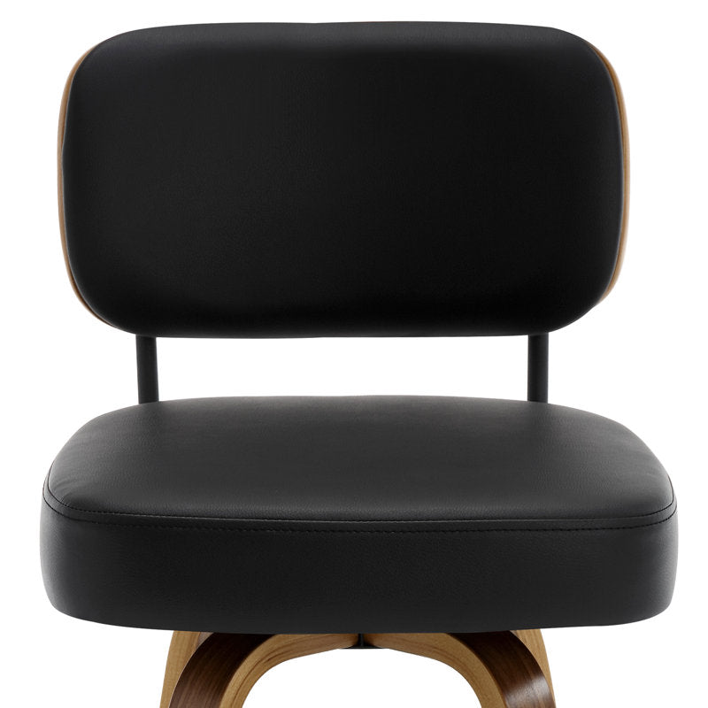 Logreira Swivel Upholstered Counter & Bar Height Stool SET Of 2