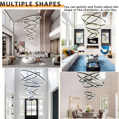 Divo LED Geometric Chandelier