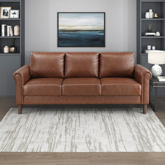 Kulik 79" Faux Leather Sofa with Modern & Contemporary Design