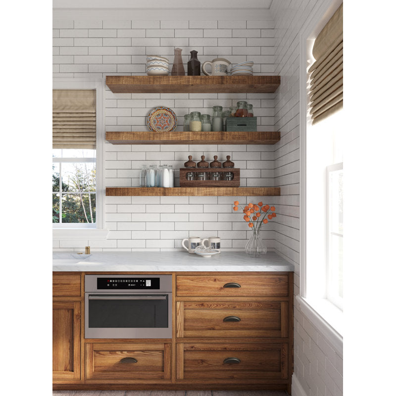 Dogberry Collections Solid Beam Floating Shelf