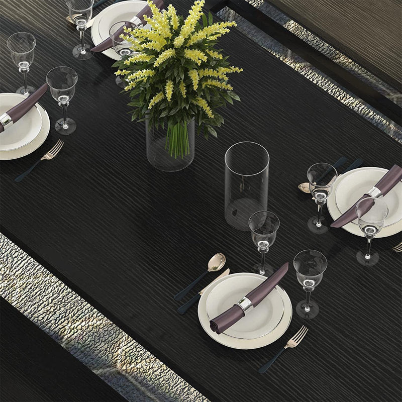 Kaihlani 4 - Person Dining Set (47in.L Table) Black