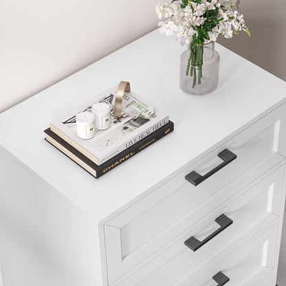 Amekia 6 Drawer 23.6" W Lingerie Warm White Color Chest