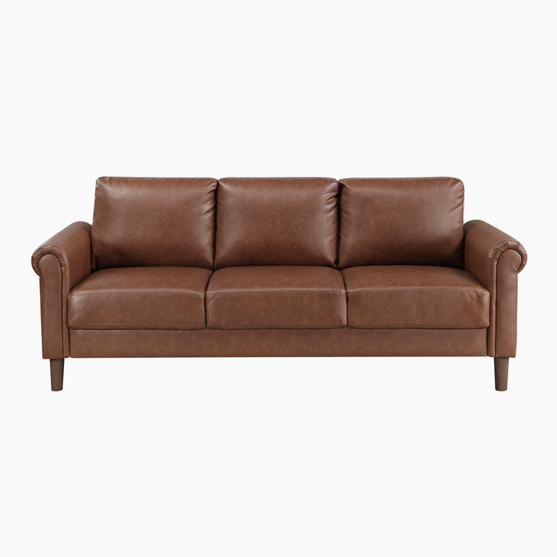 Kulik 79" Faux Leather Sofa with Modern & Contemporary Design