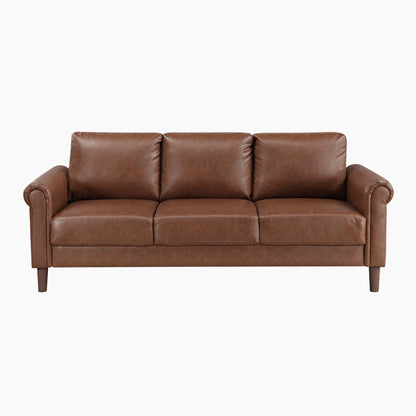 Kulik 79" Faux Leather Sofa with Modern & Contemporary Design