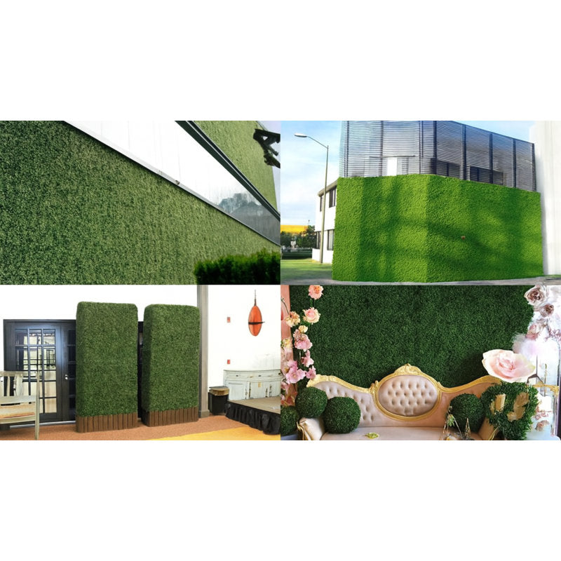 Artificial Hedges Turf Green Grass Panel 20x20 (12 sheets)