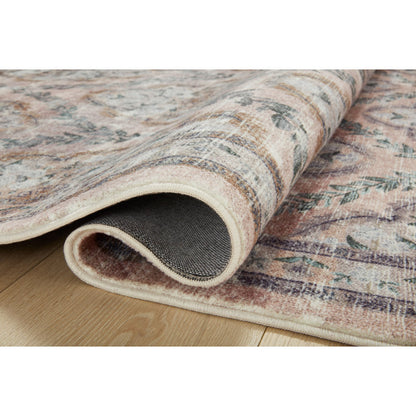 Rifle Paper Co. x Loloi Courtyard Blush Area Rug 7'6” x9'6”