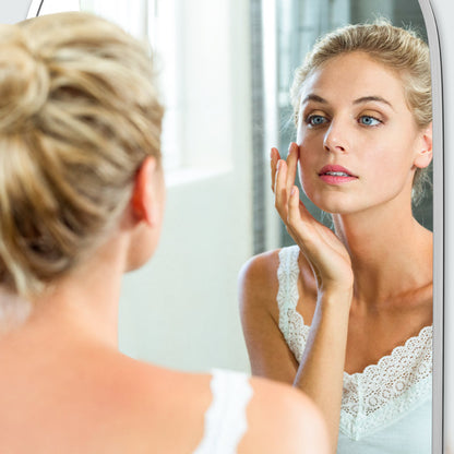 Vercher Metal Arched Bathroom/Vanity Mirror. 1 Mirror