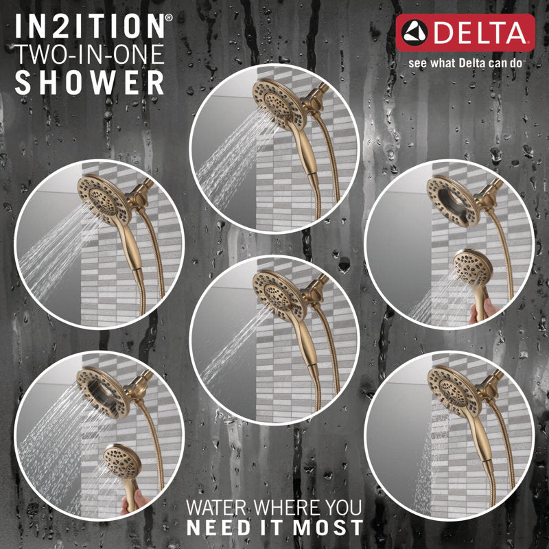 Linden 17 Series Dual-Function Tub Shower Faucet Set, In2ition Shower Handle Trim Kit