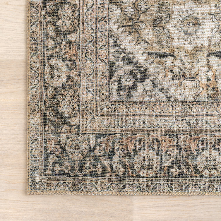 Well Woven Ash Delphine Vintage Persian Oriental Beige Area Rug 7'7" x 9'10"