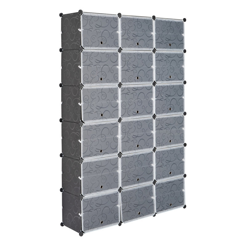 72 Pair Stackable Shoe Storage Cabinet