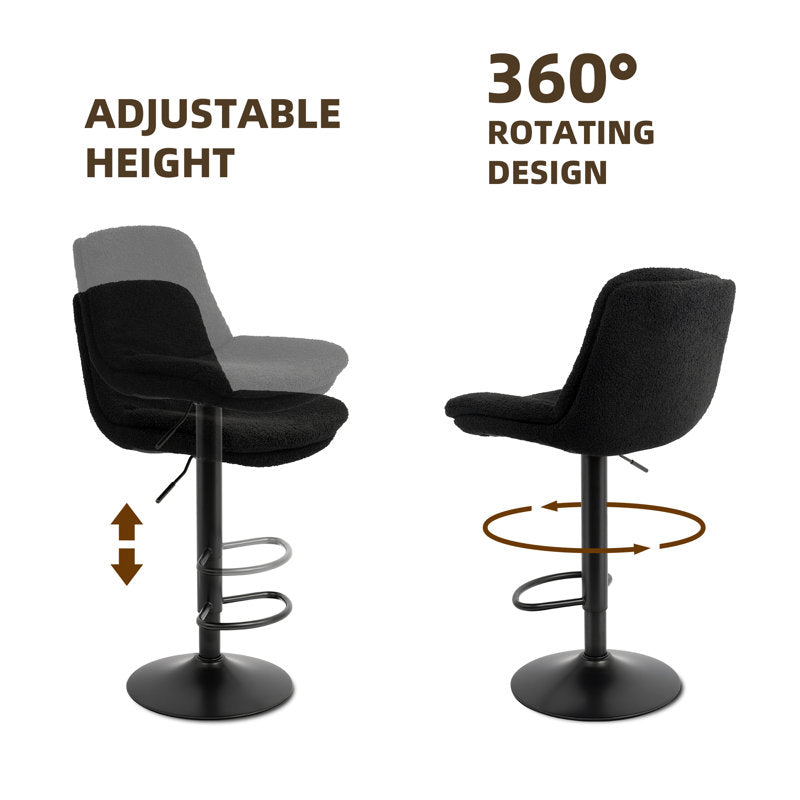 Hitoshi Adjustable Height Counter & Bar Stool