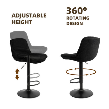 Hitoshi Adjustable Height Counter & Bar Stool